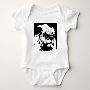 Body Black & white lion pop art