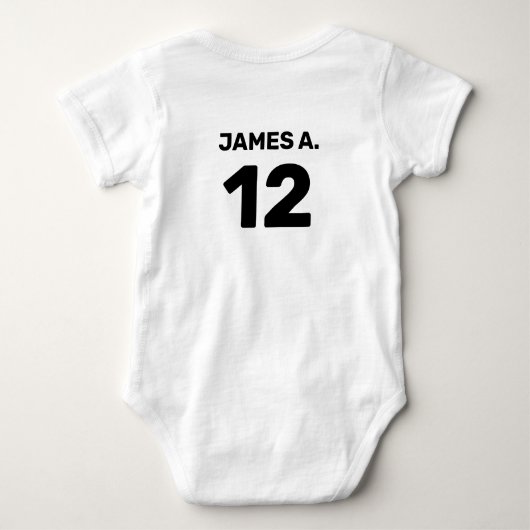 Body Blanc personnalisable (conception avant gauche et  (Dos)