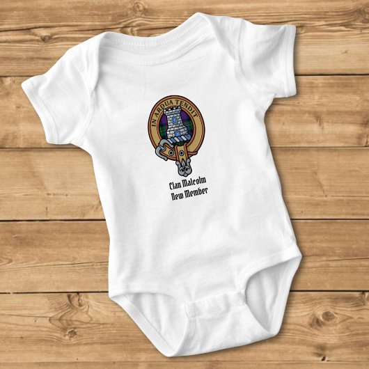 Body Blason du clan Malcolm sur tartan