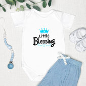 Body Bleu doux "Petite Bénédiction"