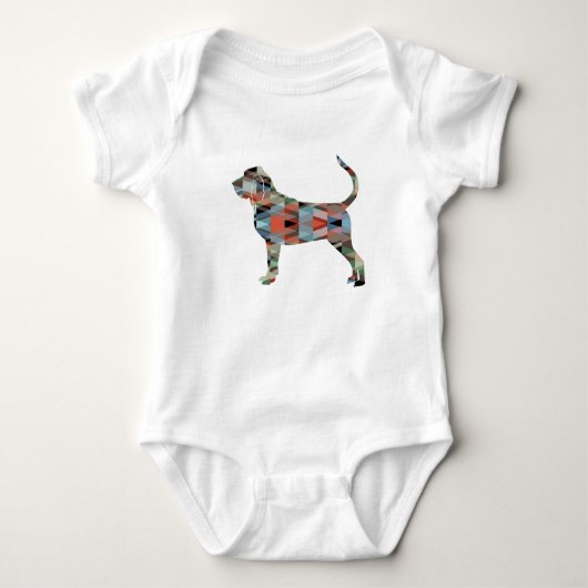 Body Bloodhound Coloré Geo Motif Silhouette Plaid (Devant)