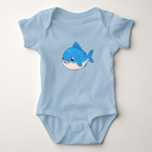 Body Blue Fish Drawing