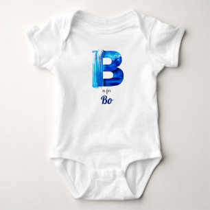 Body Bo Nom Lettre de révélation B Boy Blue Paint Nouve