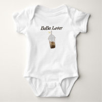 boba thé bulle thé baby bodysuit