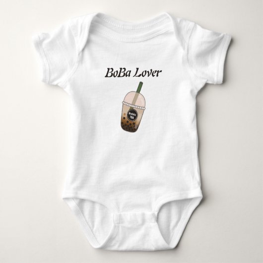 Body boba thé bulle thé baby bodysuit (Devant)