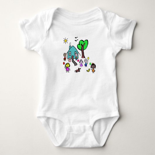 Body Bodys pour bébé World Kids (Devant)
