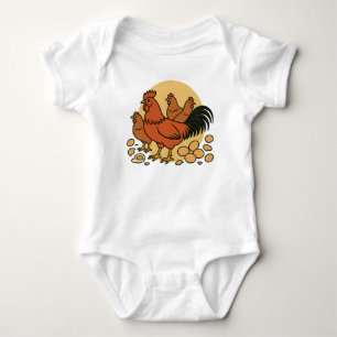 Body Bodysuit Amoureux du Poulet 