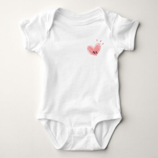 Body Bodysuit Ava Heart Baby (Devant)