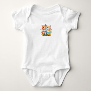Body Bodysuit avec Cute Cats Design