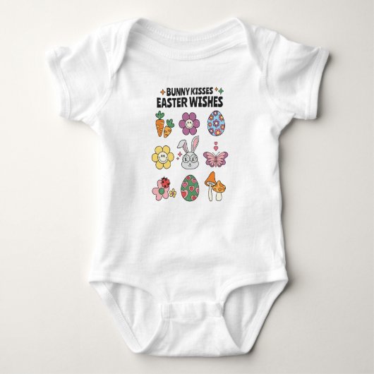 Body Bodysuit Baby Jersey de Pâques (Devant)