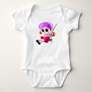 Body Bodysuit bébé avec petite fille pivotant