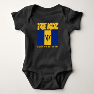 Body Bodysuit bébé "Barbados Flag" de RiE KiDZ®