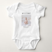 Body Bodysuit bébé - Bienvenue bébé (Devant)