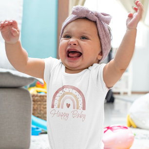 Body Bodysuit bébé bohème arc-en-ciel Happy Baby