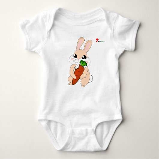 Body Bodysuit Bébé Bunny Hoppy (Devant)