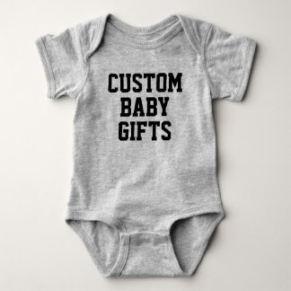Body Bodysuit bébé Cadeaux bébé personnalisés Modèle bl