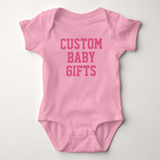 Body Bodysuit bébé Cadeaux bébé personnalisés Modèle bl (Devant)
