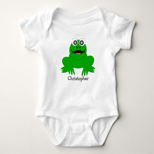 Body Bodysuit bébé Conception de grenouille (Devant)