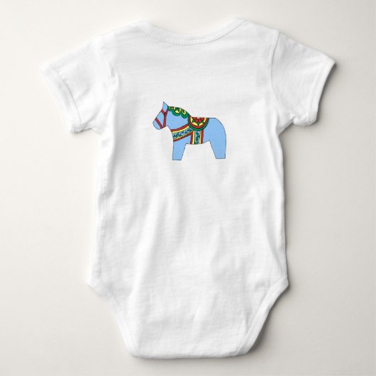 Body Bodysuit Bébé Dala Bleu (Dos)