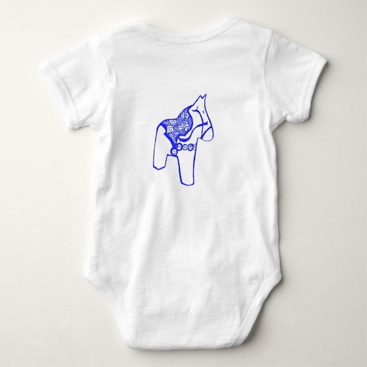 Body Bodysuit Bébé Dala Bleu (Dos)