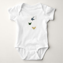 BODYSUIT BÉBÉ IMPRIMÉ XYLOGRAPHIE JAPONAISE PAPILL