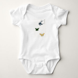 BODY BODYSUIT BÉBÉ IMPRIMÉ XYLOGRAPHIE JAPONAISE PAPILL