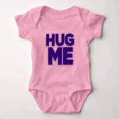 Body Bodysuit bébé Jersey serre-moi violet (Devant)