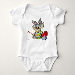Body Bodysuit bébé lapin de Pâques en métal