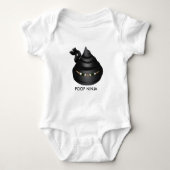 Body Bodysuit bébé Ninja Poop (Devant)