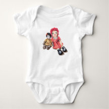 Bodysuit bébé Onsie avec poupées en sag