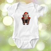 Body Bodysuit bébé Père Noël 2 fatigué
