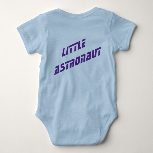 Body Bodysuit bébé personnalisé "Little Astronaut" - Sp (Dos)
