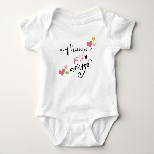 Body "Bodysuit bébé personnalisé - Soft & Confortable B (Devant)