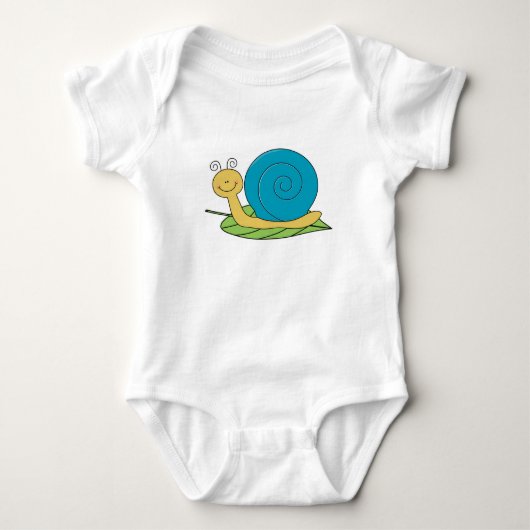 Body Bodysuit bébé/Petit escargot (Devant)