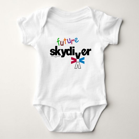 Body Bodysuit bébé Skydiver (Devant)