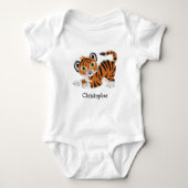 Body Bodysuit bébé Tiger Design (Devant)