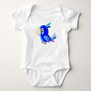 Body Bodysuit Bleu Parrot Bébé