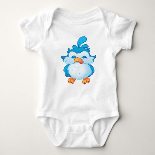 Body Bodysuit Blue Cheeky Bird (Devant)