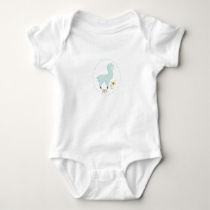 Body Bodysuit Blue Little Llama personnalisable