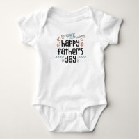 Bodysuit Bonne Fête des Pères Bébé