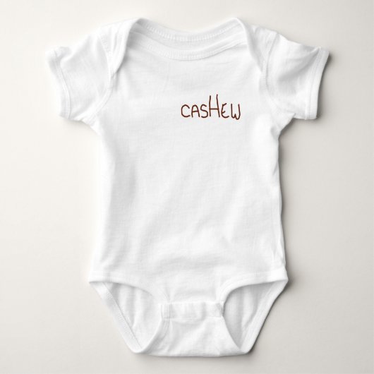 Body Bodysuit Cashew pour bébé (Devant)