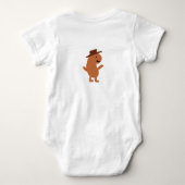 Body Bodysuit Cashew pour bébé (Dos)