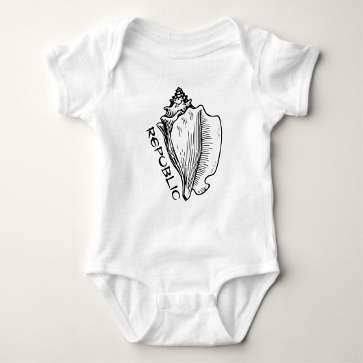 Body Bodysuit Conch Republic pour bébé (Devant)