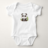 Bodysuit Cute Panda Baby Jersey