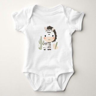 Body Bodysuit Cute Zebra Baby Jersey