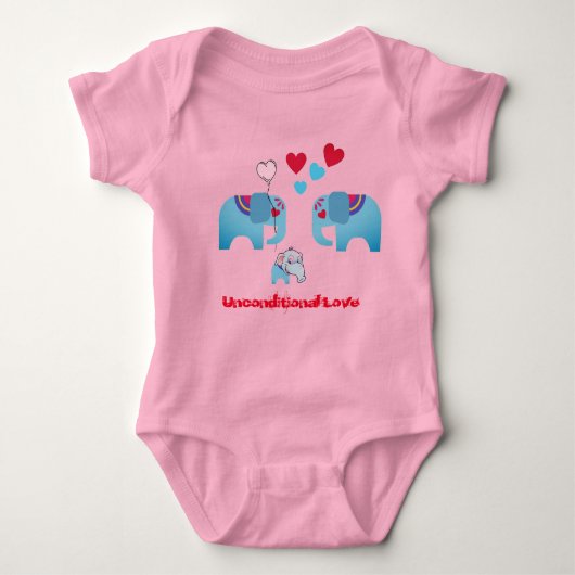 Body Bodysuit de bébé d'amour inconditionnel (Devant)