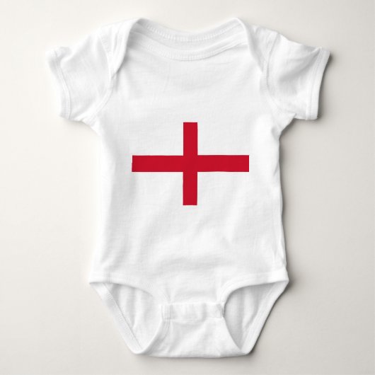 Body Bodysuit de bébé patriotique avec drapeau Angleter (Devant)