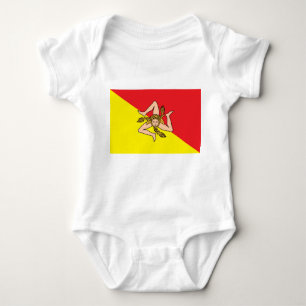 Body Bodysuit de bébé patriotique avec drapeau de la Si