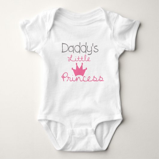 Body Bodysuit de la petite princesse de papa Baby Jerse (Devant)
