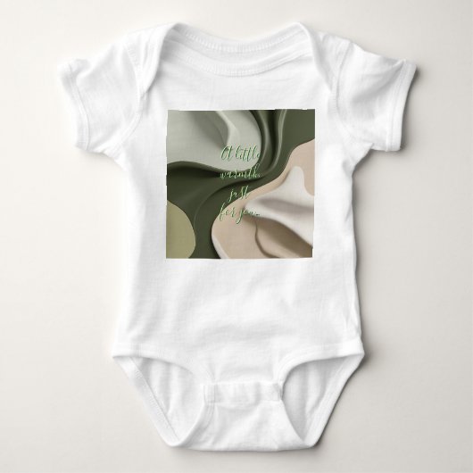 Body Bodysuit de maillot de bébé en graphisme élégant (Devant)